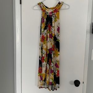 Vibrant floral dress